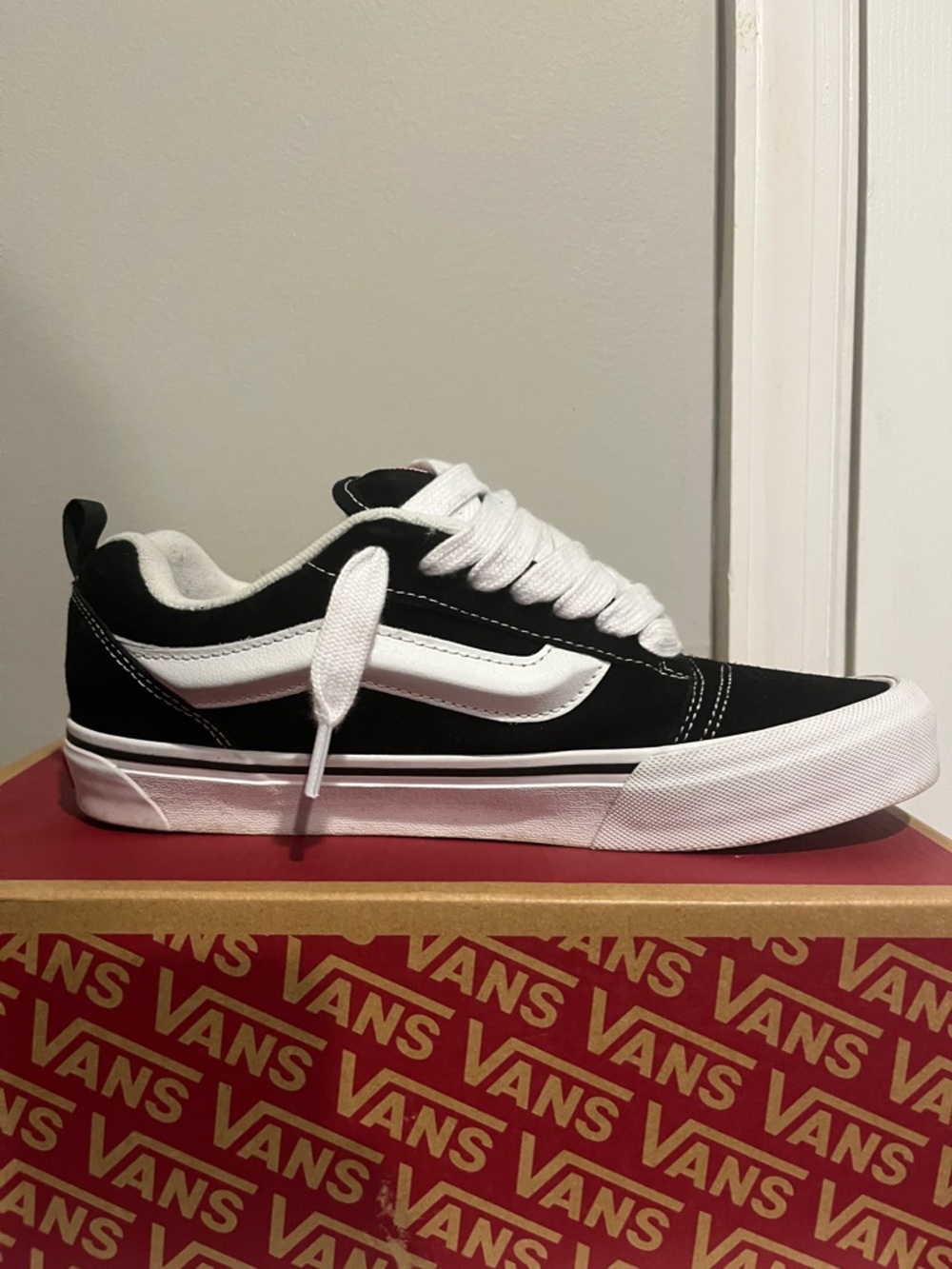 Vans Black and White Old Skool Skate Shoe